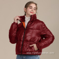 OEM New Zipper Short Puff Jacket for Women